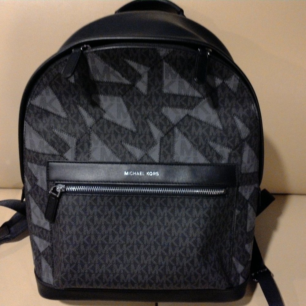 Michael kors authentic net Men backpack with mk monogram limited edition bag